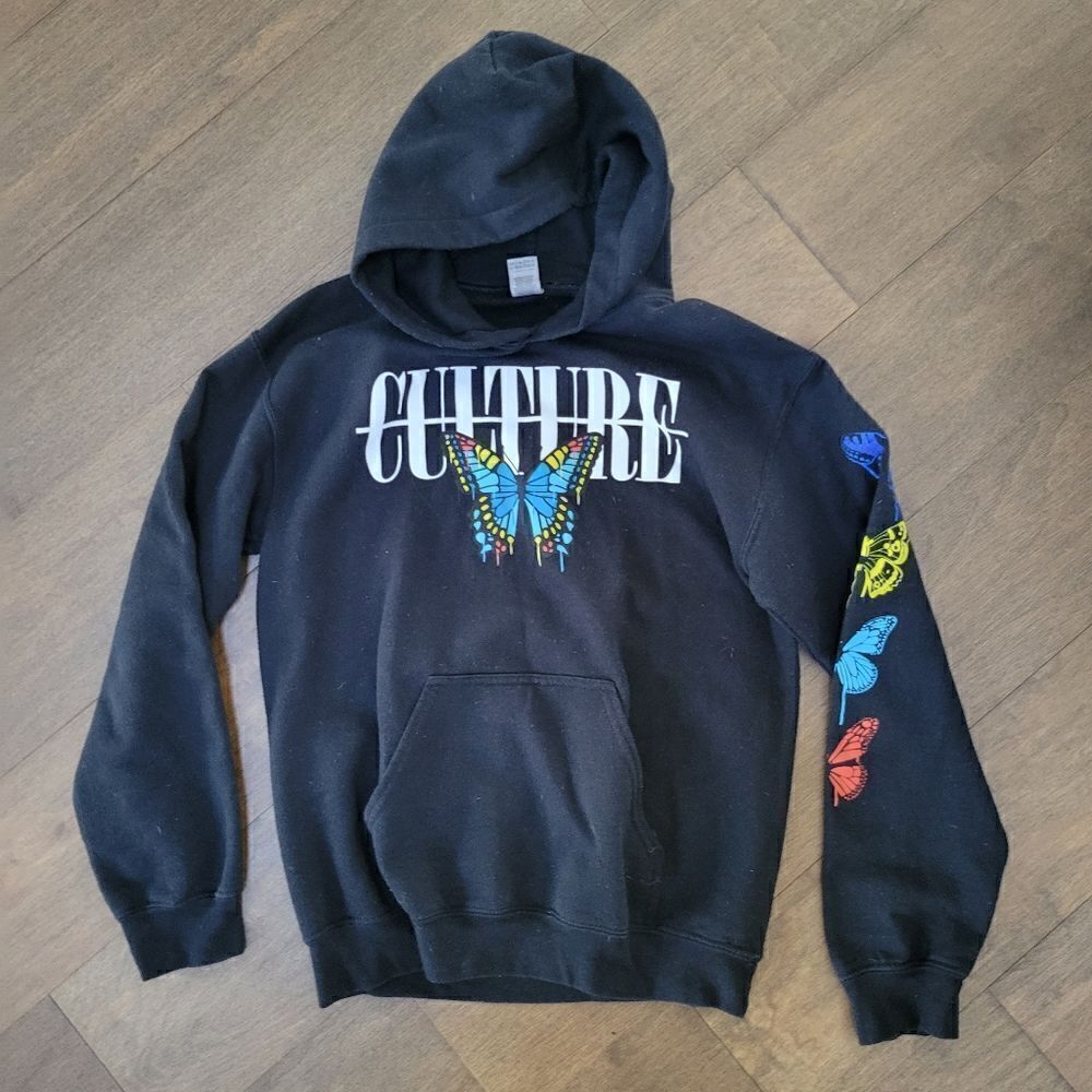 Gildan Culture butterfly sweatshirt Hoodie S